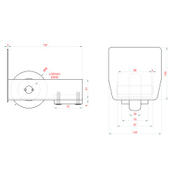 GRANDE samonos do 800 kg/13 m, profil 140 x 140 x 6 mm GRANDE samonos do 800 kg/13 m, profil 140 x 140 x 6 mm